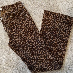 Vintage Z. CAVARRICI Leopard Print Pant Size: 11